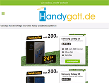 Tablet Screenshot of handygott.talkplus.de